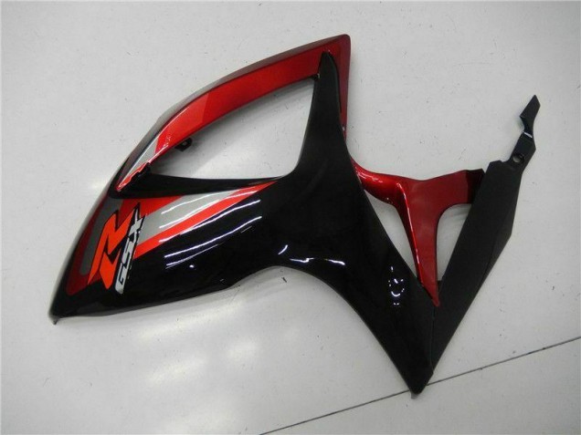 2006-2007 Rot Schwarz GSXR 600/750 Motorrad Verkleidung & Plastik