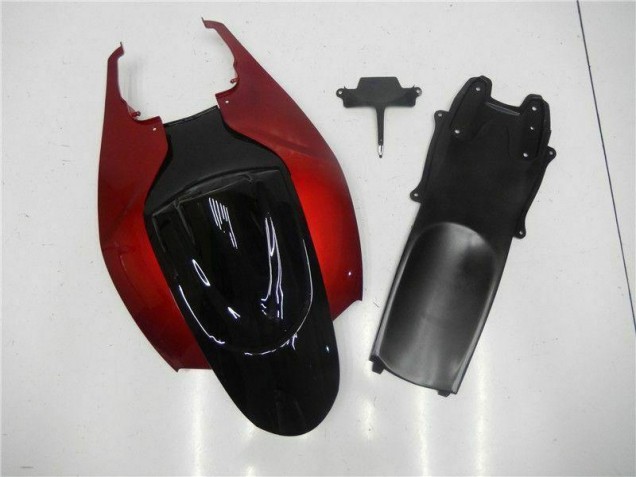 2006-2007 Rot Schwarz GSXR 600/750 Motorrad Verkleidung & Plastik