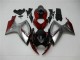2006-2007 Rot Silber GSXR 600/750 Motorrad Verkleidung