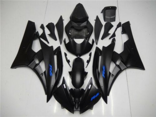 2006-2007 Schwarz Blau YZF R6 Motorrad Verkleidung