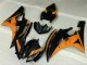 2006-2007 Schwarz Orange YZF R6 Motorrad Verkleidung