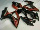 2006-2007 Schwarz Rot GSXR 600/750 Motorrad Verkleidung