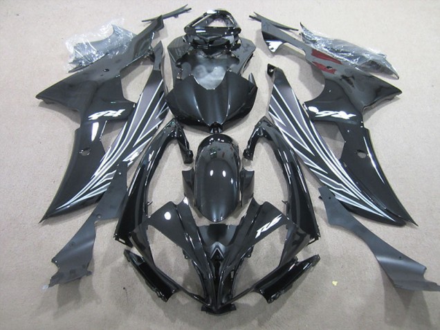 2006-2007 Schwarz YZF R6 Motorrad Verkleidung Komplett Sets