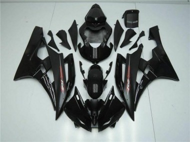 2006-2007 Schwarz YZF R6 Motorrad Verkleidungen