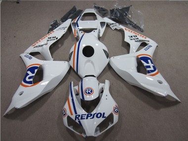 2006-2007 Weiß Blau Repsol CBR1000RR Motorrad Verkleidung