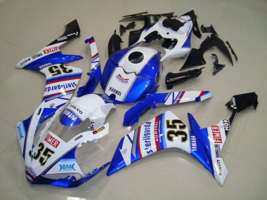 2007-2008 Blau Aufkleber YZF R1 Motorrad Verkleidung