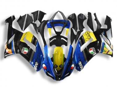 2007-2008 Blau Hai ZX6R Motorrad Verkleidung