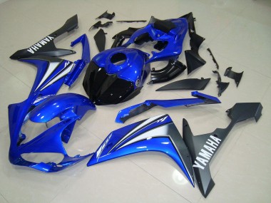 2007-2008 Blau Weiß YZF R1 Motorrad Verkleidungen