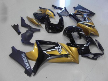 2007-2008 Gold Schwarz GSXR 1000 Motorrad Verkleidung