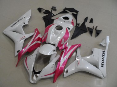 2007-2008 Perl Weiß mit Rosa CBR600RR Motorrad Verkleidung