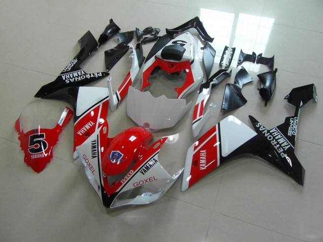 2007-2008 Rot Weiß Aufkleber YZF R1 Motorrad Verkleidung