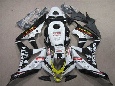 2007-2008 Schwarz Rot Weiß DENSO CBR600RR Motorrad Verkleidung