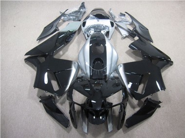 2007-2008 Schwarz Silber CBR600RR Motorrad Verkleidung