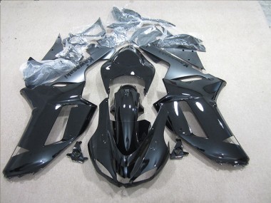 2007-2008 Schwarz Silber ZX6R Motorrad Verkleidung