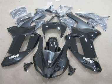 2007-2008 Schwarz Weiß ZX6R Motorrad Verkleidung