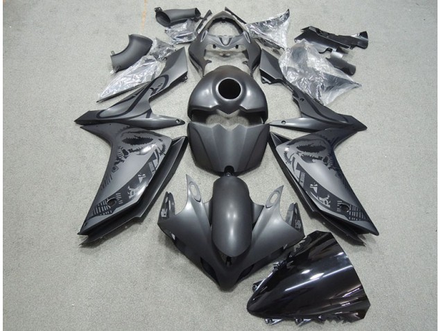 2007-2008 Schwarz YZF R1 Motorrad Vollverkleidung & Plastik