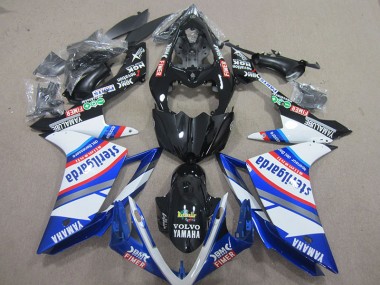 2007-2008 Schwarz weißes Sterilgarda YZF R1 Motorrad Verkleidung