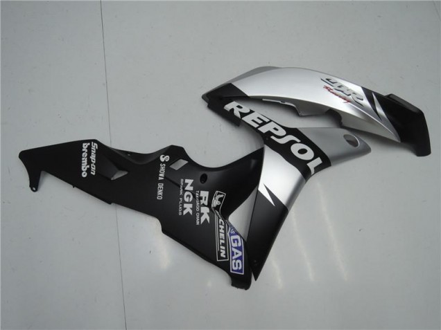 2007-2008 Silber Repsol Schwarz CBR600RR Motorrad Verkleidung