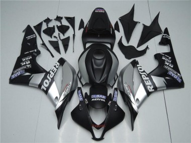 2007-2008 Silber Repsol Schwarz CBR600RR Motorrad Verkleidung