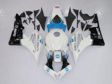 2007-2008 Weiß Blau Schwarz CBR600RR Motorrad Verkleidung