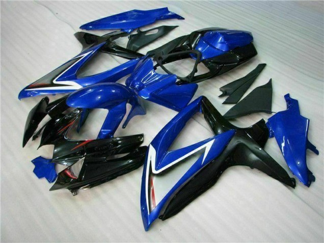 2008-2010 Blau Schwarz GSXR 600/750 Motorrad Verkleidungen