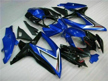2008-2010 Blau Schwarz GSXR 600/750 Motorrad Verkleidungen