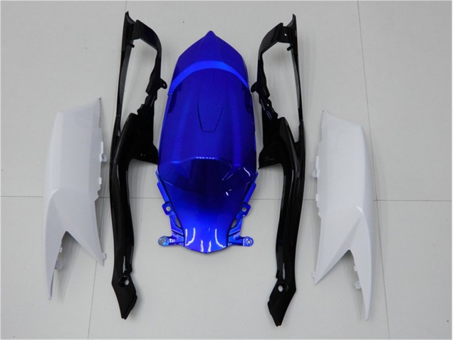 2008-2010 Blau Weiß GSXR 600/750 Motorrad Verkleidung Komplett Sets