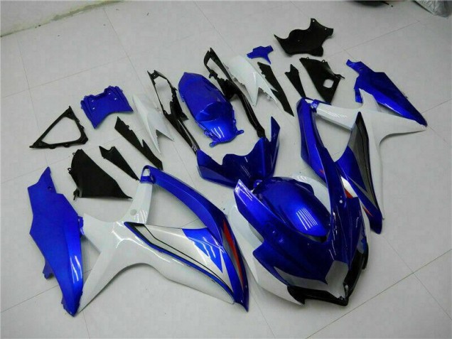 2008-2010 Blau Weiß GSXR 600/750 Motorrad Verkleidung