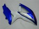 2008-2010 Blau Weiß GSXR 600/750 Motorrad Verkleidung