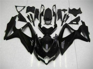 2008-2010 Schwarz GSXR 600/750 Motorrad Verkleidungen