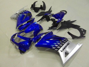 2008-2012 Blau ZX250R Motorrad Verkleidungen