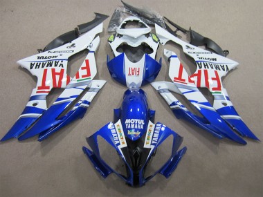 2008-2016 Blau Weiß Motul Rot Fiat YZF R6 Motorrad Verkleidung