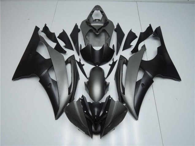 2008-2016 Grau Schwarz YZF R6 Motorrad Vollverkleidung