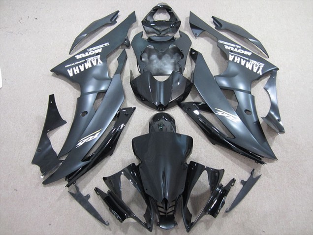 2008-2016 Schwarz Weiß YZF R6 Motorrad Verkleidung