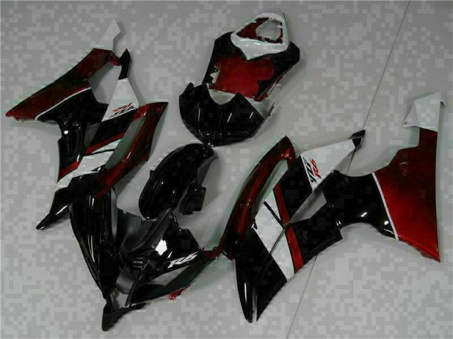 2008-2016 Schwarz YZF R6 Motor Vollverkleidung