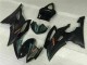 2008-2016 Schwarz YZF R6 Motorradverkleidung Plastik Kits