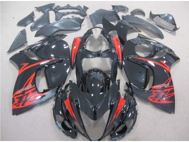 2008-2019 Schwarz Rot GSXR 1300 Hayabusa Motorrad Verkleidung & Plastik