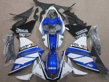 2009-2011 Blau Weiß YZF R1 Motorrad Verkleidung