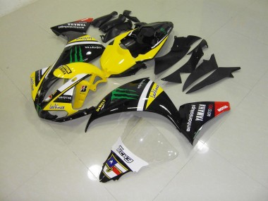 2009-2011 Gelb Monster YZF R1 Motorrad Verkleidungen