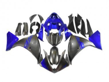 2009-2011 Grau Blau YZF R1 Motorrad Verkleidung