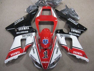 2009-2011 Rot Weiß Schwarz YZF R1 Motorrad Verkleidungen