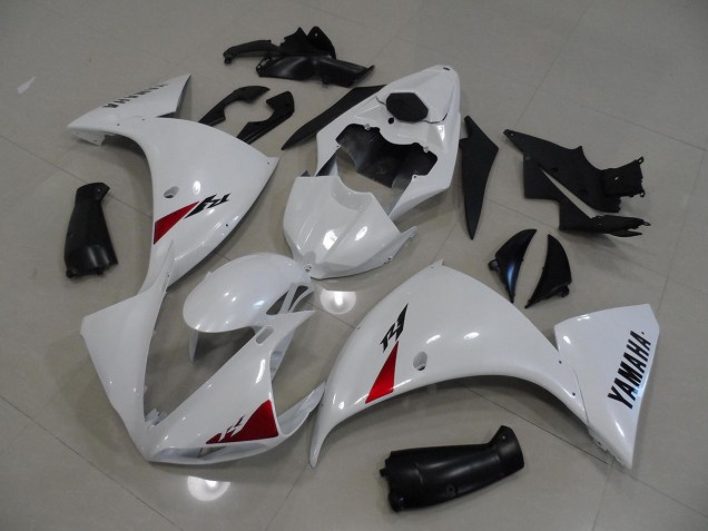 2009-2011 Weiß Schwarz YZF R1 Motorrad Verkleidung