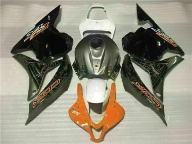 2009-2012 Schwarz CBR600RR Motorrad Verkleidung Komplett Sets