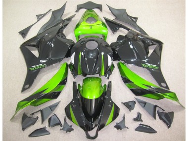 2009-2012 Schwarz Grün CBR600RR Motorrad Verkleidung