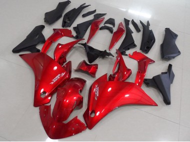 2011-2013 Rot Matt Schwarz CBR250RR Motorrad Verkleidung