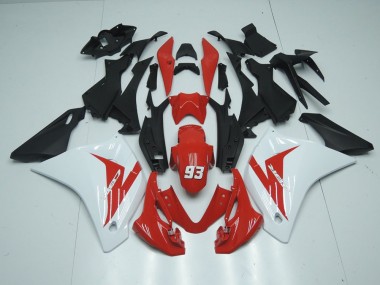 2011-2013 Rot Weiß 93 CBR125R Motorrad Verkleidung