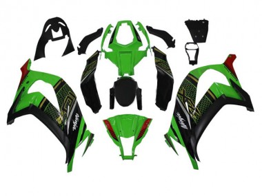 2011-2015 Grün Schwarz ZX10R Motorrad Verkleidung