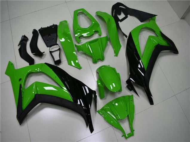 2011-2015 Grün Schwarz ZX10R Motorrad Vollverkleidung