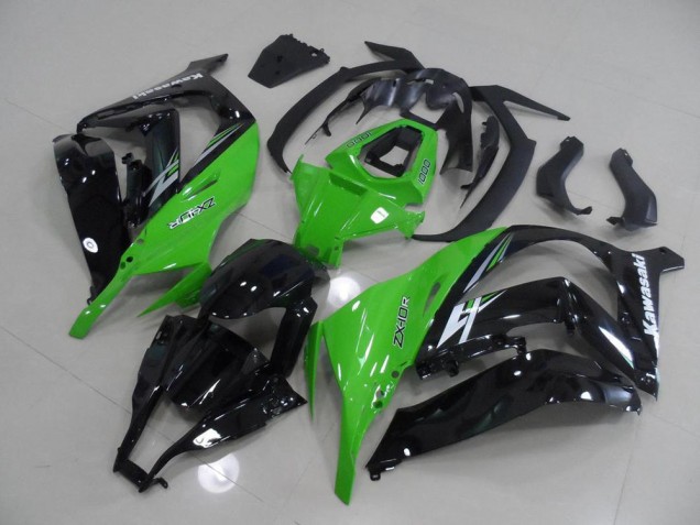 2011-2015 Grün und Schwarz ZX10R Motorrad Verkleidung