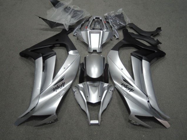 2011-2015 Silber Schwarz Ninja ZX10R Motorrad Verkleidung